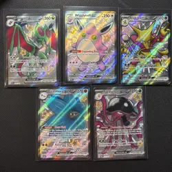 Pokemon Paldean Fates- Lot of 5 Full Art Ex Shiny Holo's - Image 1