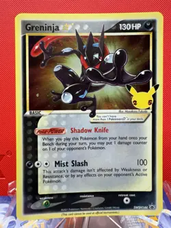 Pokemon Greninja Gold Star NM SWSH144 Holo Celebrations #424 - Image 1