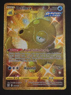 2021 POKEMON BATTLE STYLES OCTILLERY 178/163 SECRET RARE FULL ART HOLO - Image 1