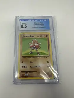 2016 CGC 8.5 Pokemon PreRelease Kit Hitmonchan 62/108 Evolutions - Image 1