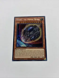 Yu Gi Oh Nibiru, the Primal Being (RA01-EN015) Secret Rare 1st Edition (NM) - Image 1