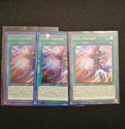 Yu-Gi-Oh! Soul Servant PLAYSET LED6-EN003 Ultra Rare 1st Edition Near Mint - Image 1