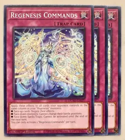 Yugioh! 3x Regenesis Commands DUAD-EN077 Common 1st Ed NM - Image 1