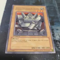 Giant Soldier of Stone LOB-068 Legend of Blue Eyes Rare 1st Edition 168💎NM💎 - Image 1