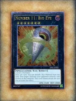 Yugioh Number 11: Big Eye AP06-EN002 Ultimate Rare NM - Image 1