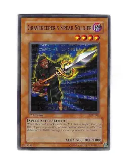Gravekeeper's Spear Soldier PGD-062 - 1st Edition - Yugioh NM/M (Never Played) - Image 1