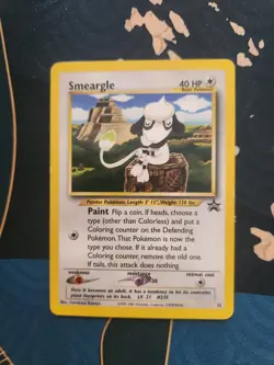 Smeargle 32 Black Star Promo WOTC Pokemon Trading Card Game - Image 1