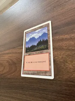 1997 Magic The Gathering Mountain Card 5th Edition Core Set NM - Image 4