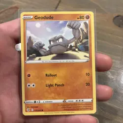 Geodude 135/264 Common Fusion Strike Pokemon TCG regular finish trading card - Image 2