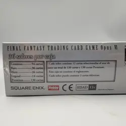 Final Fantasy Trading Card Game Opus VI TCG 36 Pack Sealed Box Spanish Edition - Image 4