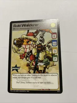 Neopets TCG Ruki Wanderer Lost Desert Release Promo Card - Image 1