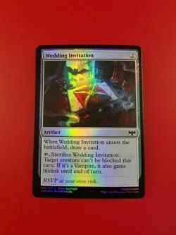 1x Wedding Invitation | FOIL | Innistrad Crimson Vow | MTG Magic Cards - Image 3