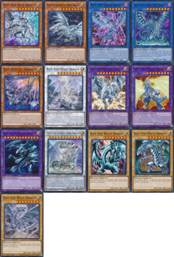 Blue-Eyes Abyss + 12 More( Blue-Eyes White Dragon ) Different Cards + Ultimate - Image 1