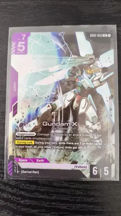 Gundam X - GD02-053 LR Gundam TCG Card Game Dual Impact English - Image 1