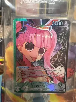PERONA ALT ART Leader One Piece Card Game- OP06-021 - Wings Of The Captain - Image 1