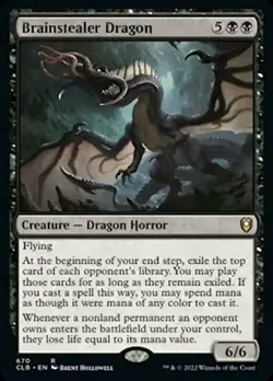 1x Brainstealer Dragon NM-Mint, English Commander Legends: Battle for Baldur's G - Image 1
