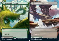 MTG - Branchloft Pathway // Boulderloft Pathway - Borderless - Zendikar Rising - - Image 1