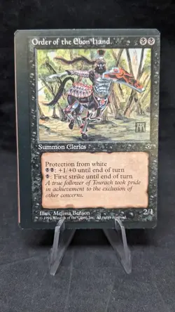 Order of the Ebon Hand (Benson) - MTG Magic - Fallen Empires - Miscut LP - Image 1