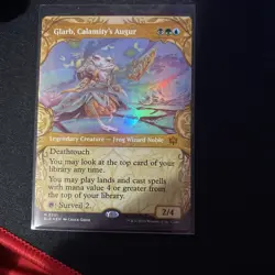 MTG FOIL Glarb, Calamity's Augur Showcase - Bloomburrow #331 - Image 1