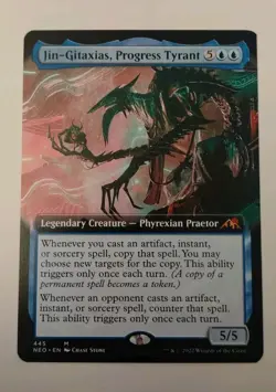 MTG Jin-Gitaxias, Progress Tyrant (#445) Extended Art NEO NM - Image 1