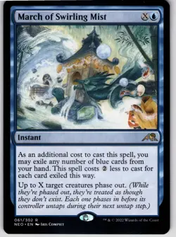 March of Swirling Mist R Kamigawa: Neon Dynasty 61 NM - Image 1