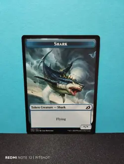 Shark Token / Spielstein - MTG Magic - Image 1
