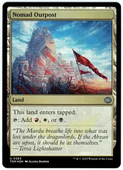 Nomad Outpost (Foil) - 0263 - Tarkir Dragonstorm - MTG - NM/M - Image 1
