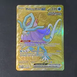 Pokemon Temporal Forces Walking Wake EX Hyper Rare Holo Gold 215/162 TCG - Image 1