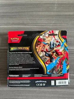 Pokemon TCG: Mega Evolution Three-Booster Blister - Golduck Promo (Factory Seal) - Image 2
