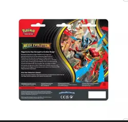 Pokemon TCG: Mega Evolution Three-Booster Blister - Golduck Promo (Factory Seal) - Image 4