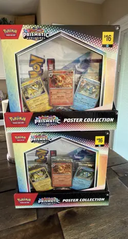 Pokemon Prismatic Evolutions Poster Collection Set Of 12 Lot In Hand! - Image 1