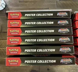 Pokemon Prismatic Evolutions Poster Collection Set Of 12 Lot In Hand! - Image 5