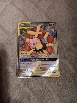Pokemon TCG Mega Lopunny & Jigglypuff GX Tag Team 226/236 Cosmic Eclipse - Image 1