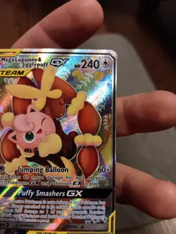 Pokemon TCG Mega Lopunny & Jigglypuff GX Tag Team 226/236 Cosmic Eclipse - Image 5