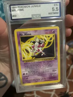 Pokemon TCG Jungle Mr. Mime 22/64 Non-Holo Rare MP - Image 1