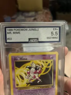 Pokemon TCG Jungle Mr. Mime 22/64 Non-Holo Rare MP - Image 4