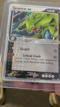 Pokemon TCG - Tyranitar ex POP Series - 17/17 Cosmos Holo Rare - NM - Image 2