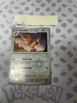 Pokemon TCG Fearow Scarlet & Violet-151 022/165 Reverse Holo Uncommon - Image 1