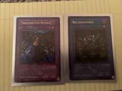 YuGiOh! Thousand-Eyes Restrict PSV-084 Relinquished SDP-001 LP UR VTG! LOT - Image 1