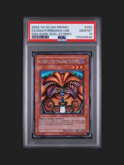 Yu-Gi-Oh Dark Duel Stories Exodia The Forbidden One DDS-003 PSA 10 - Image 1