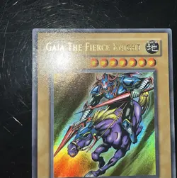 Gaia The Fierce Knight - LOB-006 Ultra Rare - 1st Edition Glossy North American - Image 2