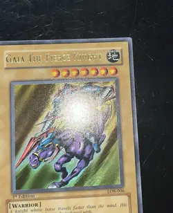 Gaia The Fierce Knight - LOB-006 Ultra Rare - 1st Edition Glossy North American - Image 3
