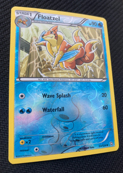 Floatzel 33/124 Reverse Holo Pokemon Card - B&W Dragons Exalted set - 2012 - MP - Image 2
