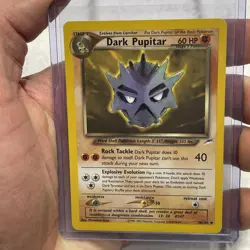 Dark Pupitar 38/105 Neo Destiny Set Pokemon Rare Vintage TCG LP+ Pokemon Card - Image 1