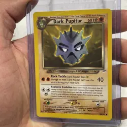 Dark Pupitar 38/105 Neo Destiny Set Pokemon Rare Vintage TCG LP+ Pokemon Card - Image 2