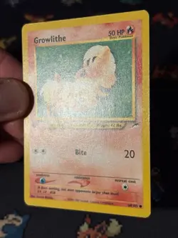 Pokemon Card Growlithe 68/105 Neo Destiny FIRST EDITION - (NM-) - Image 4