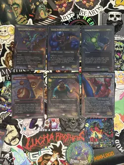 MTG Marvel Spider-Man Scene Box FOIL Card Set SPE 021, 022, 023, 024, 025, 026 - Image 1