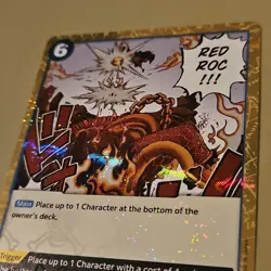 Gum-Gum Red Roc OP04-056 Holo Kingdoms Of Intrigue One Piece Trading Card TCG - Image 2