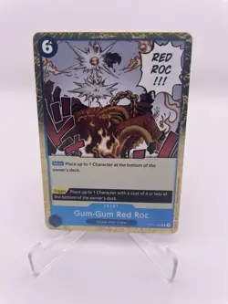 Gum-Gum Red Roc OP04-056 One Piece TCG Kingdoms of Intrigue Card English NM - Image 1