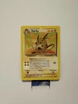 Pokemon TCG Raichu Fossil Card 29/62 Regular Rare, 1999 Vintage LP/NM - Image 1